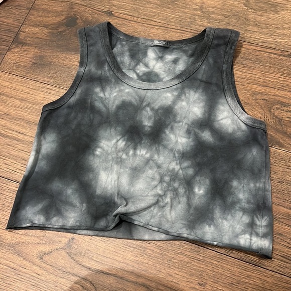 Grey brandy Melville tie dye Connor tank - Picture 2 of 3
